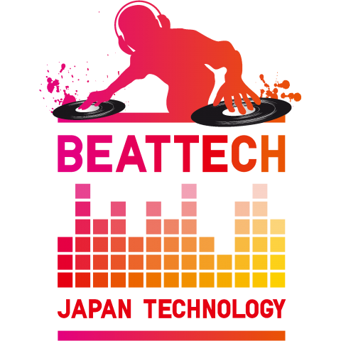 BEATTECH /DJ・音楽・music・ヒップホップ・hiphop・ダンス・ロック・rock・レゲエ・カワイイ・可愛い・イラスト・カラフル・絵・文字・楽器・ロゴ・デザインTシャツ