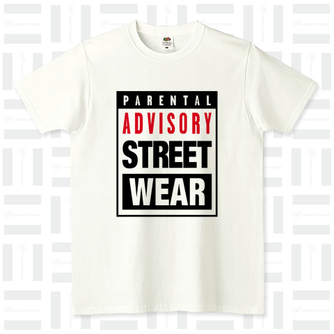 PARENTAL ADVISORY STREET WEAR /BOXロゴT・音楽・ロック・ROCK・ダンス・DANCE・DJ・ヒップホップ・hiphop・カワイイ・可愛い・女性・文字・デザインTシャツ