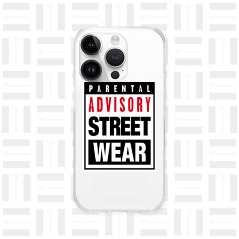 PARENTAL ADVISORY STREET WEAR /BOXロゴT・音楽・ロック・ROCK・ダンス・DANCE・DJ・ヒップホップ・hiphop・カワイイ・可愛い・女性・文字・デザインTシャツ