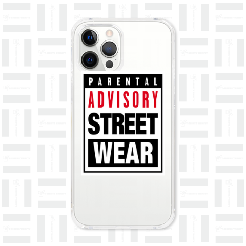 PARENTAL ADVISORY STREET WEAR /BOXロゴT・音楽・ロック・ROCK・ダンス・DANCE・DJ・ヒップホップ・hiphop・カワイイ・可愛い・女性・文字・デザインTシャツ