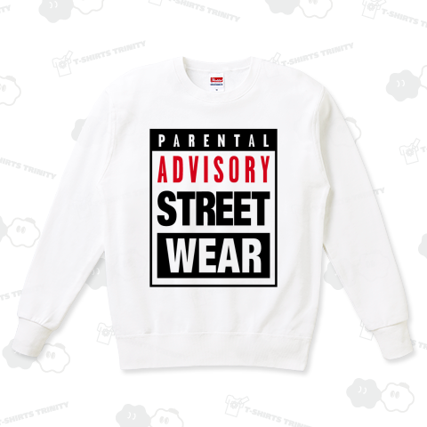 PARENTAL ADVISORY STREET WEAR /BOXロゴT・音楽・ロック・ROCK・ダンス・DANCE・DJ・ヒップホップ・hiphop・カワイイ・可愛い・女性・文字・デザインTシャツ