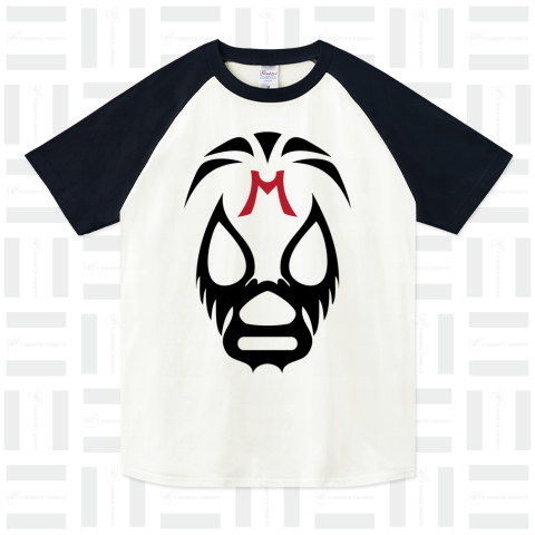 MIL MASCARAS MASK /プロレス・格闘技・スポーツ・マスク・音楽・ロック・rock・かわいい・カワイイ・可愛い・女性・子供・文字・和風・シンプル・イラスト・アメカジ・Tシャツ