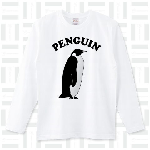 PENGUIN /ペンギン・アニマル・動物・ZOO・ペット・pet・ロック・rock・鳥・アート・可愛い・音楽・シンプル・イラスト・女性・子供・自然・海・文字・マーク・ロゴ・デザインTシャツ