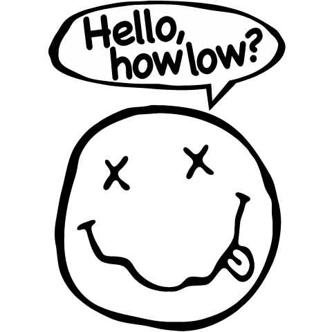 Hello How Low Rock ロック Music 音楽 ドリンク フード アート 子供 女性 カワイイ 可愛い イラスト シンプル ロゴ デザインtシャツ デザインtシャツ通販 Tシャツトリニティ