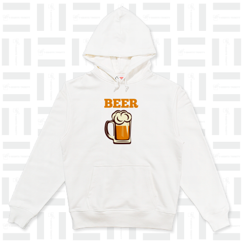 BEER /ビール・ドリンク・イラスト・シンプル・ストリート・フード・レトロ・可愛い・ポップアート・popart・音楽・ロック・パンク・お酒・絵・柄・模様・文字・ロゴ・デザインTシャツ