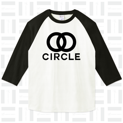 CHANELでなくてCIRCLE /ストリート・DJ・アート・art・円・記号・図形・音楽・イラスト・ダンス・dancer・ロック・パンク・可愛い・文字・家紋・シンプル・女性・ロゴ・デザインTシャツ