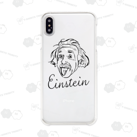 Einstein-アインシュタイン- /線・ライン・シンプル・ストリート・コミック・アメコミ・音楽・ロック・パンク・popart・絵・女性・文字・筆記体・ロゴ・デザインTシャツ