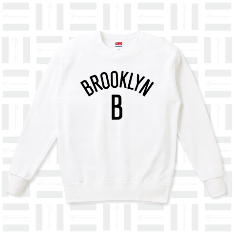 BROOKLYN B /ロゴ・ブルックリン・ニューヨーク・ストリート・スポーツ・シンプル・バスケットボール・music・ヒップホップ・ロック・rock・art・音楽・女性・デザイン・絵・文字・Tシャツ