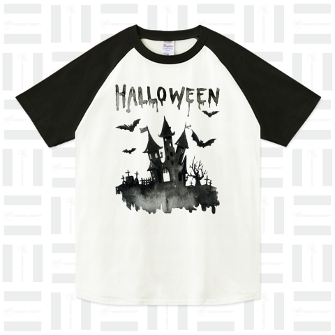 HALLOWEEN /ハロウィン・インク・ペンキ・ストリート・ロック・rock・アート・ART・音楽・music・hiphop・ヒップホップ・女性・可愛い・イラスト・ロゴ・デザインTシャツ