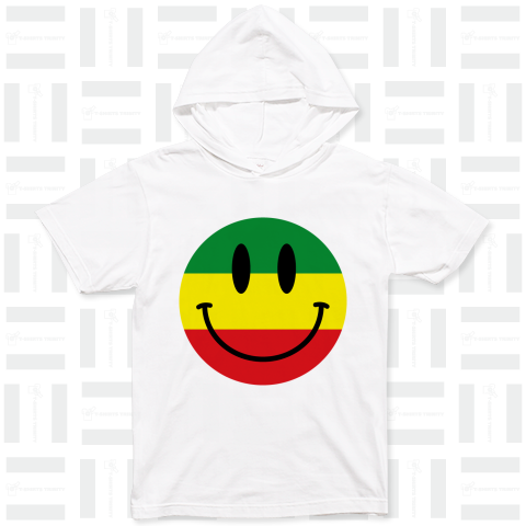 RASTA SMILEY FACE-スマイリーフェイス ラスタ色-