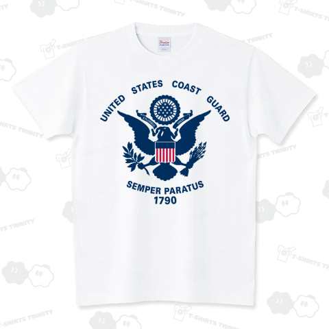 アメリカ沿岸警備隊旗-Flag of the United States Coast Guard-（T