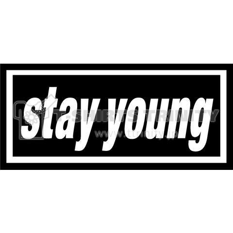 stay young-ステイヤング-BOXロゴ