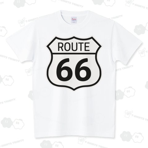 ROUTE 66-ルート66-モノクロロゴ