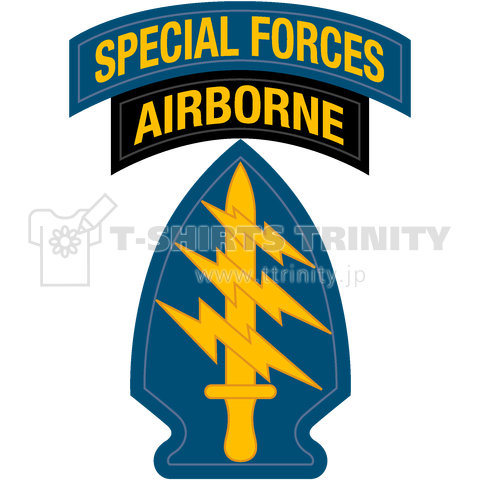 SPECIAL FORCES AIRBORNE-アメリカ陸軍特殊部隊群ワッペンロゴ-