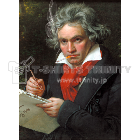 くわえタバコの男性 咥えタバコの男性-Beethoven ベートーヴェン-