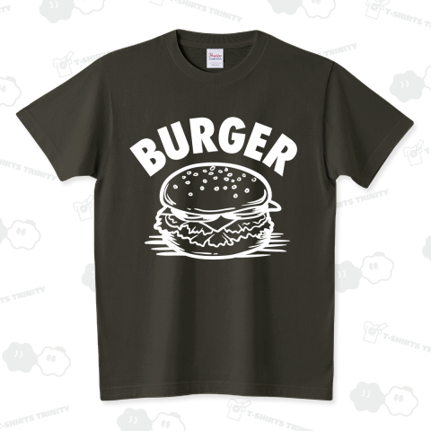 BURGER-ハンバーガー- 白ロゴ