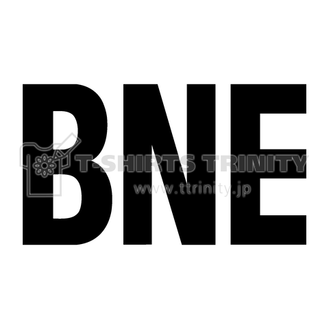 BNE-ビーエヌイー- 黒文字白BOXロゴ