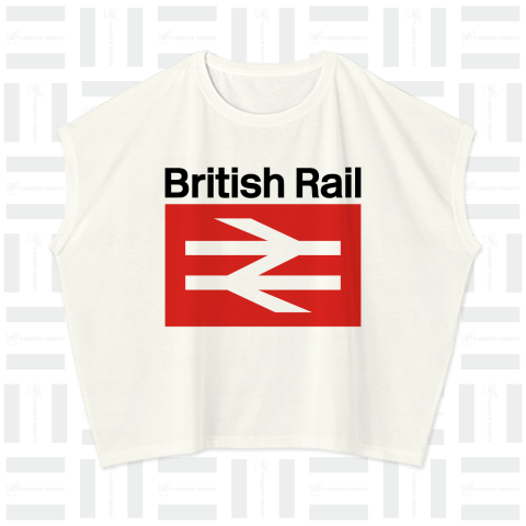 BRITISH RAIL-ブリティッシュレール-赤ボックスロゴ 文字あり