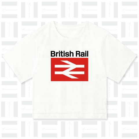 BRITISH RAIL-ブリティッシュレール-赤ボックスロゴ 文字あり