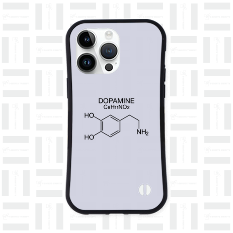 DOPAMINE C8H11NO2 -ドーパミン-胸面配置