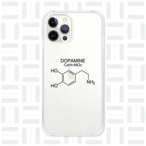 DOPAMINE C8H11NO2 -ドーパミン-胸面配置