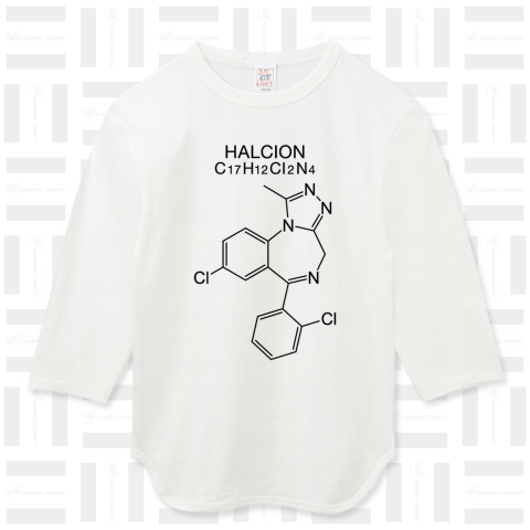 HALCION C17H12Cl2N4-ハルシオン-Triazolam-トリアゾラム-