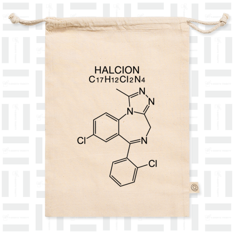 HALCION C17H12Cl2N4-ハルシオン-Triazolam-トリアゾラム-