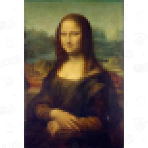 モザイクの女性 -the Mona Lisa モナ・リザ-