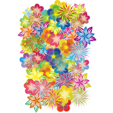 Colorful flower