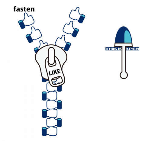 いいねファスナーNo.2