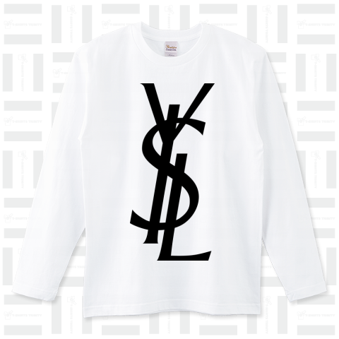 YSL?Y$L!?（ロングTシャツ）|デザインTシャツ通販【Tシャツトリニティ】