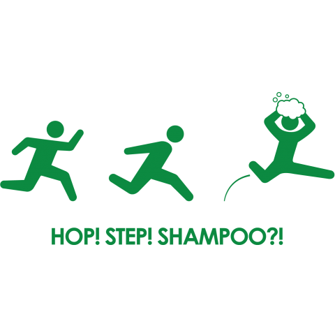 Hop Step Shampoo 枠なし デザインtシャツ通販 Tシャツトリニティ