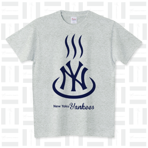 入浴ヤンキース#1|デザインTシャツ通販【Tシャツトリニティ】