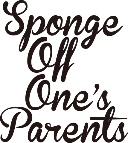 親のすねをかじる Sponge Of One S Parents デザインtシャツ通販 Tシャツトリニティ