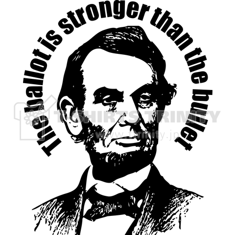 リンカーン名言 デザインtシャツ通販 Tシャツトリニティ