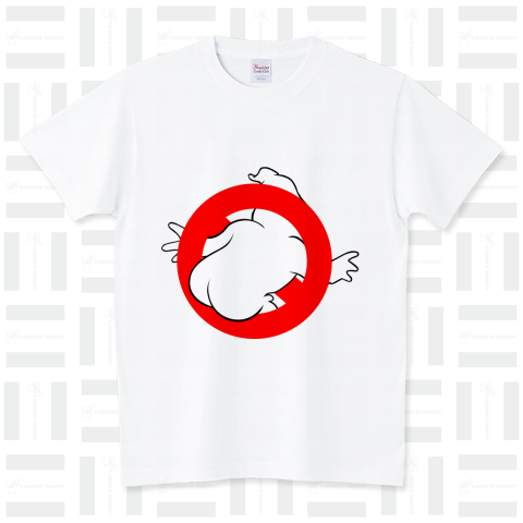 裏から見たGhost Busters スタンダードTシャツ(5.6オンス)