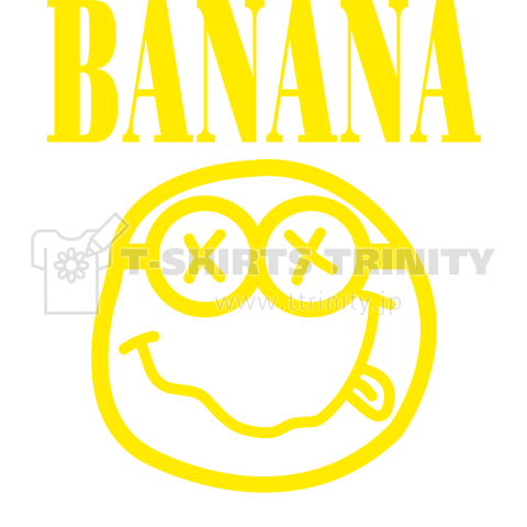 Nirvanaパロディーbanana デザインtシャツ通販 Tシャツトリニティ