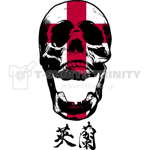 England Flag Skull(イングランド国旗)