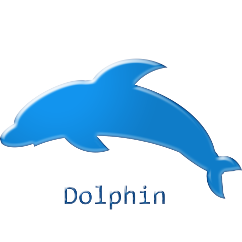 イルカ Dolphin(ブルー)