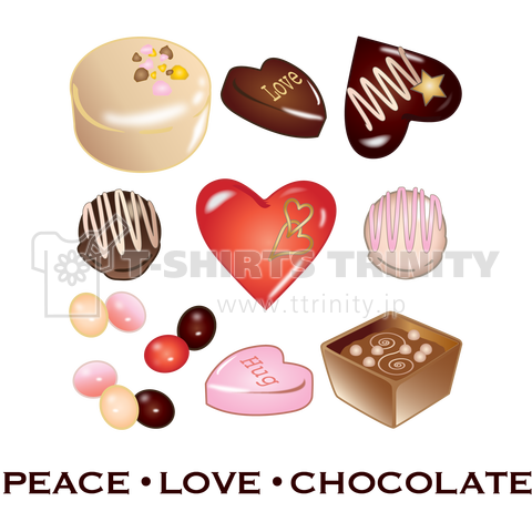 Peace・Love・Chocolate Candy