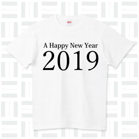 A Happy New Year 2019(黒字)