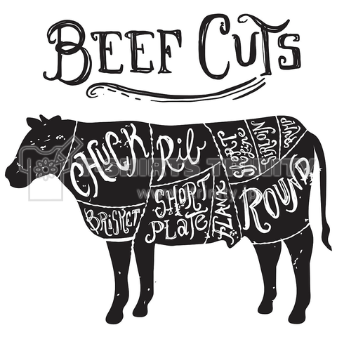 【ヴィンテージ風】BEEF+CUT