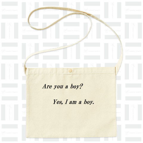 Are you a boy?      Yes, I am a boy.