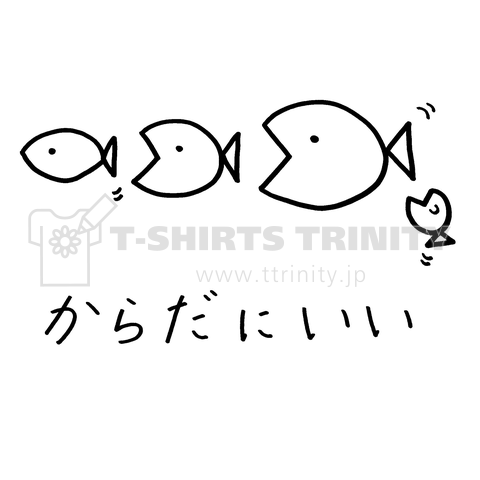 魚は体にいい(文字あり)