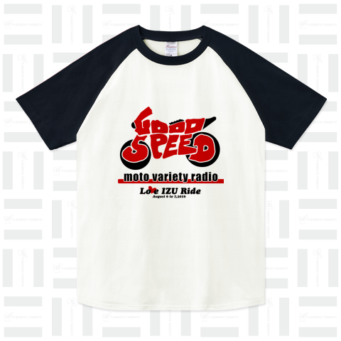 good speed logo2 表 ラグランTシャツ(5.6オンス)