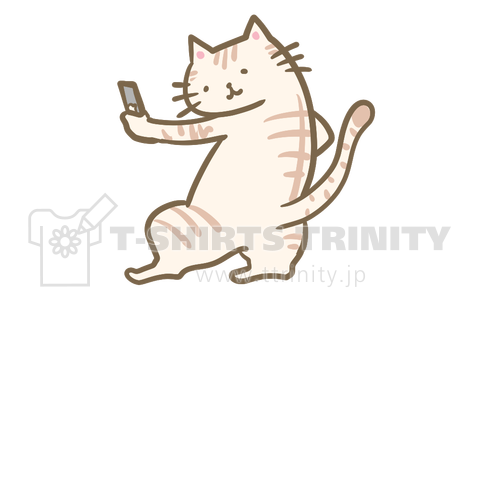 イラスト 猫 デザインtシャツ通販 Tシャツトリニティ