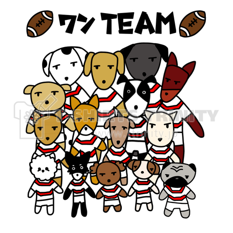 ワンteam ラグビー デザインtシャツ通販 Tシャツトリニティ