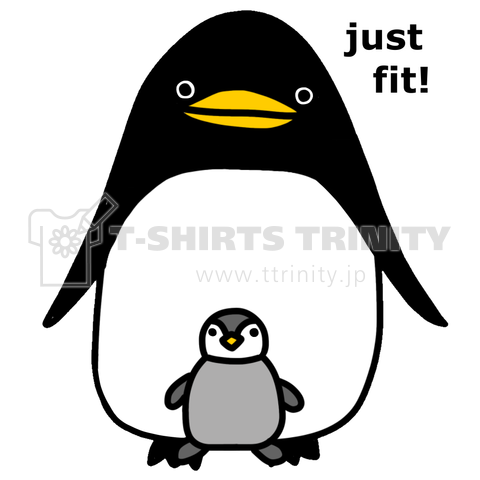 親子ペンギン デザインtシャツ通販 Tシャツトリニティ
