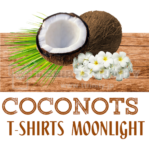 タイ/THAILAND・ココナッツ・Tシャツムーンライトロゴ