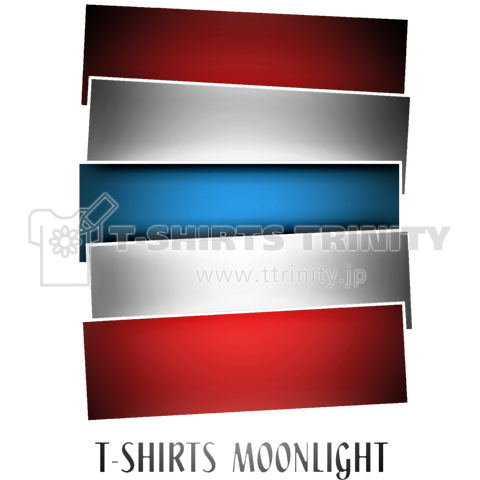 タイ国・メタル国旗・Tシャツムーンライトロゴ